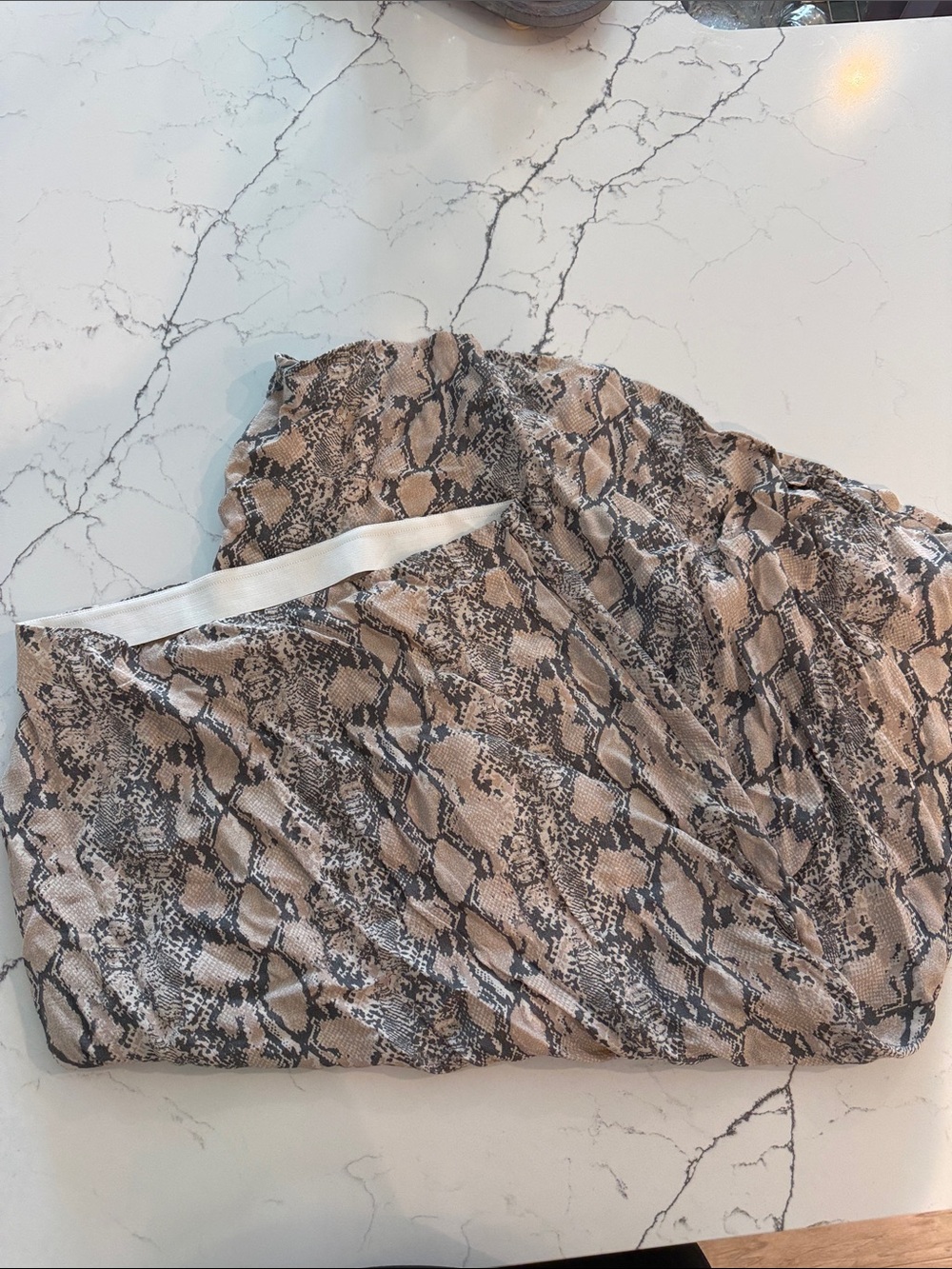 American Eagle Outfitters Snakeskin Print Skirt -